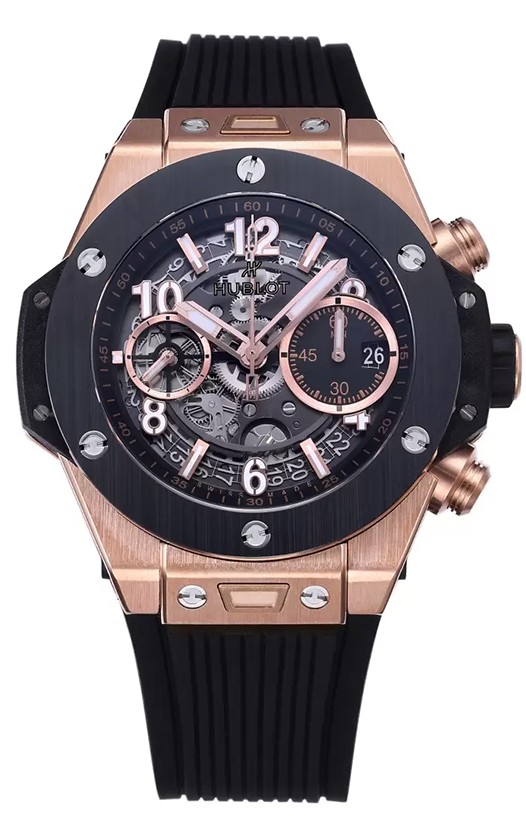 Hublot Big Bang Unico Boîtier Or Rose Edition miroir 1:1 Montre Réplique Suisse 