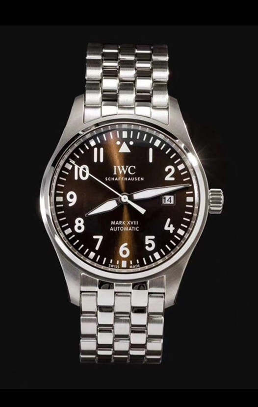 IWC MARK XVIII Antoine de Saint-Exupéry Edition in 904L Brown Dial 40MM - 1:1 Mirror Replica