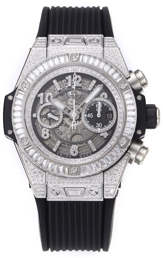 Hublot Big Bang Unico Acier Inoxydable Boîtier Diamants Edition Miroir 1:1 Réplique Suisse