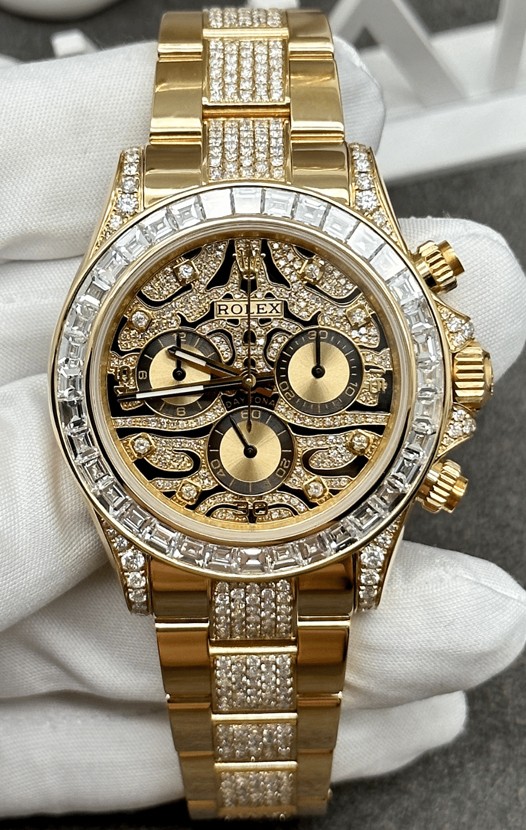 Rolex Cosmograph Daytona « Eye of the Tiger » Edition en or jaune 904L Montre réplique 1:1 