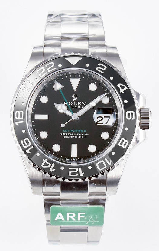 Rolex GMT Masters II Super Clone 126710GRNR « Bruce Wayne » Acier 904L Bracelet Oyster Réplique Montre Suisse 