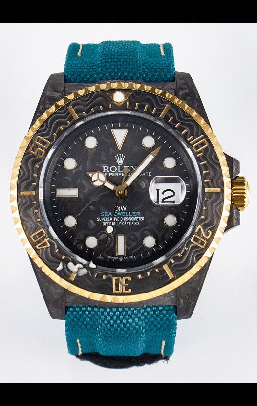 Rolex GMT Masters II Super Clone DiW Edition Réplique Montre suisse légère avec boîtier en carbone 