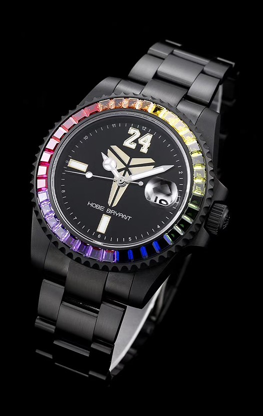 Montre Rolex Submariner Suisse Edition Kobe Bryant Réplique Suisse dans un boîtier revêtement PVD