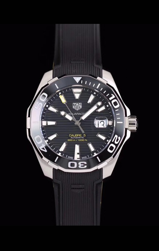 Tag Heuer Aquaracer Calibre 5 1:1 Réplique de montre miroir cadran noir