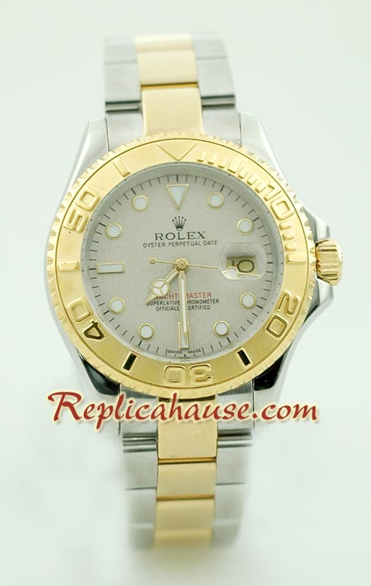 Rolex Replique Yacht Master Two Tone Hommes Size