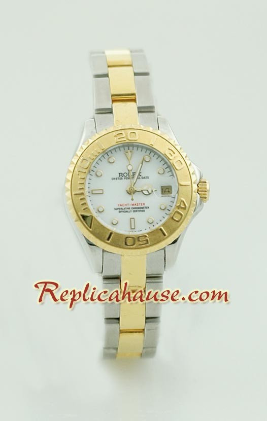 Rolex Replique Yacht Master Two Tone Femmes Size