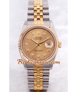 Rolex Replique DateJust Montre - Two Tone