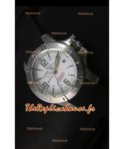 Ball Hydrocarbone Spacemaster automatique avec bracelet en caoutchouc sur cadran blanc - mouvement Citizen original 