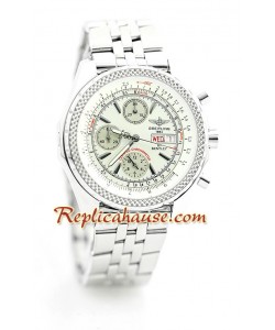 Breitling for Bentley Montre Replique - Silver