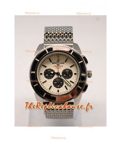 Breitling Superocean Heritage Reproduction Montre Suisse - Cadran Blanc Cassé