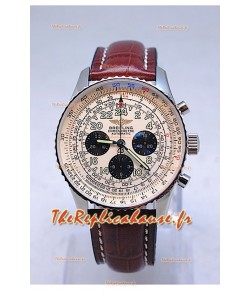Breitling Navitimer Cosmonaute Reproduction Montre Suisse Boitier Acier