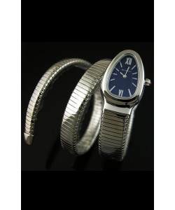 Bvlgari Serpenti Montre Pour Femme avec Mouvement Quartz Japonais - Boitier en Acier