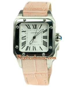 Cartier Santos 100 Suisse Mid Sized Montre