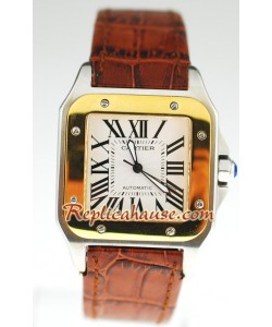 Cartier Santos 100 Montre Suisse Replique