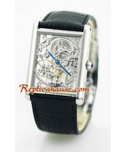 Cartier Suisse Skeleton Montre Replique