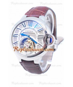Cartier Ballon de Bleu Flyeng Tourbillon Silver Montre