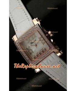 Chopard Happy Sport Femme Montre en Or Rose