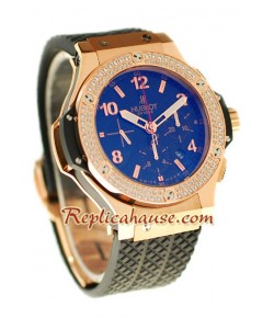 Hublot Big Bang Montre Suisse Replique - BLUE DIAL