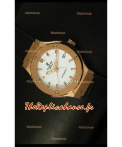 Montre suisse Hublot Classic Fusion 39mm en or rose 