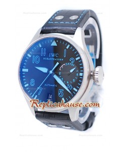IWC Big Pilot Suisse Montre De Replique en Sombres Bleu (Non Functional Sub Cadran)