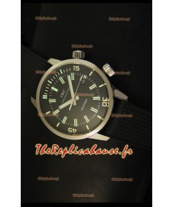 Montre suisse automatique IWC Aquatimer Vintage 1967 avec cadran noir