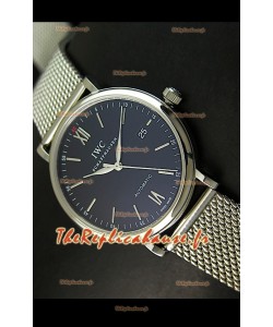 IWC Schaffhausen Reproduction Montre Suisse avec Bracelet en Maille d'Acier
