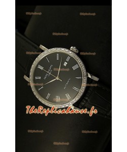 Réplique de montre suisse Patek Philippe Calatrava 5120 avec revêtement acier - Heures en chiffres romains