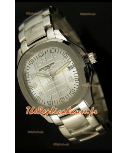 Réplique de montre suisse Patek Philippe 5167 Aquanaut Jumbo - Réplique miroir du cadran blanc 1:1