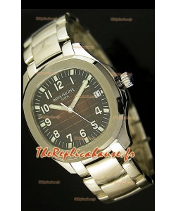 Réplique de montre suisse Patek Philippe 5167 Aquanaut Jumbo - Réplique miroir du cadran marron 1:1