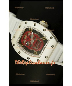 Réplique de montre suisse Richard Mille RM052 Skull Tourbillon dans boîtier en céramique