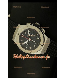 Montre suisse avec revêtement acier inoxydable Hublot Big Bang 41mm - Réplique miroir 1:1 
