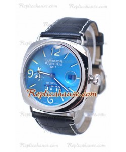 Panerai Radiomir GMT 10 Days Suisse Montre Blue Face
