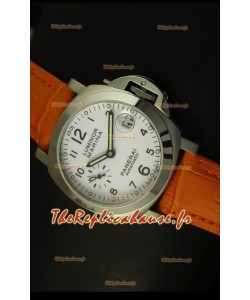 Montre suisse Panerai Luminor Marina PAM49 40MM - Bracelet orange