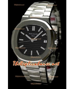 Patek Philippe Nautilus Jumbo Suisse Montre De Replique - Noir Cadran