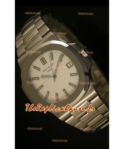 Montre suisse Patek Philippe Nautilus 5711 Jumbo blanche - Réplique miroir ultime 1:1