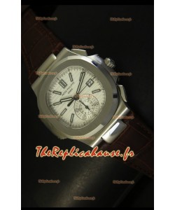 Patek Philippe Nautilus 5980 avec bracelet marron - Réplique miroir ultime 1:1