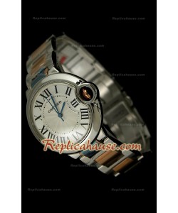 Ballon De Cartier Swiss Replica Montre - Montre Bicolore Taille Moyenne - 38 mm