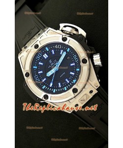 Hublot Big Bang King Power 4000M Montre avec Chiffres des Heures en Bleu