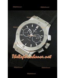 Hublot Classic Fusion Swiss Montre Cadran Noir Boîtier d’Acier