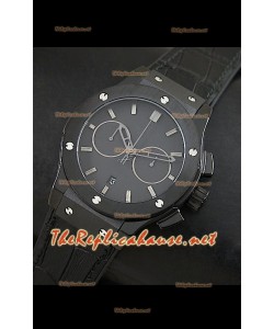 Hublot Classic Fusion Swiss Montre Boîtier PVD Bracelet Noir