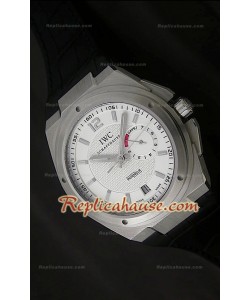 IWC Ingenieur Power Reserve Swiss Replica Montre avec Cadran Blanc 