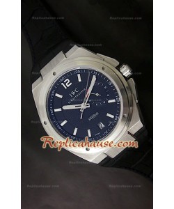 IWC Ingenieur Power Reserve Swiss Replica Montre avec Cadran Noir 