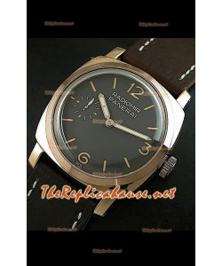 Panerai Radiomir Swiss Vintage Rose Gold avec Bracelet Noir