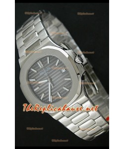 Patek Philippe Nautilus Swiss Replica Montre Cadran Gris