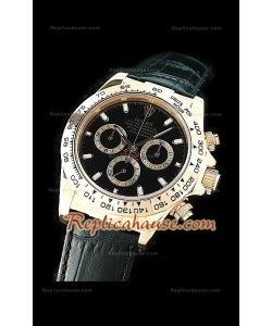 Rolex Daytona Cosmograph Swiss Replica Montre avec Cadran Noir