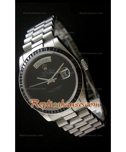 Rolex DayDate Swiss Replica Montre avec Cadran Noir