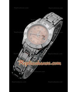 Rolex Datejust Femmes Swiss Replica Montre avec Cadran Champagne