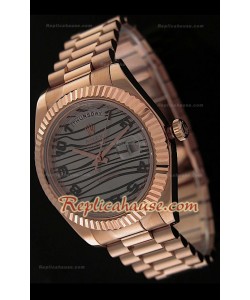 Rolex Day Date Pink Gold Swiss Replica Montre - 41 mm