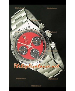 Rolex Cosmograph Daytona Vintage 6265 Swiss Montre avec Cadran Rouge