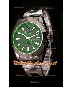 Rolex Pro Hunter Milgauss Swiss Montre avec le Vert Teinté de Saphir
